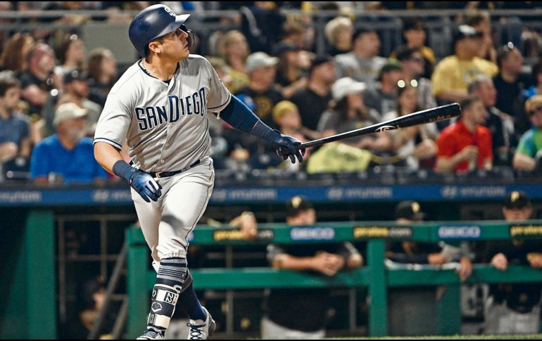 Gran temporada. Los 14 jonrones que acumula Christian Villanueva lo avalan para ser elegible para el Juego de Estrellas. AP