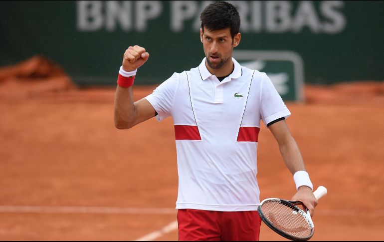 Tras un partido duro de tres horas y 48 minutos, Djokovic se enfrentará en los octavos de final a otro español, Fernando Verdasco. AFP / C. Archambault