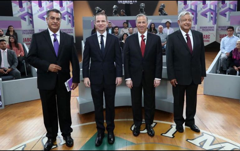 El próximo debate se realizará el 12 de junio en Mérida, Yucatán. AP / ARCHIVO