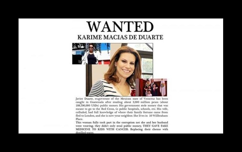 La carta forma parte de la acción tomada por miembros de la comunidad mexicana en Reino Unido. ESPECIAL