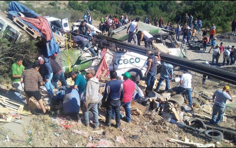 Por estos hechos, una persona, conductor de unos de los vehículos involucrados en el accidente, está bajo custodia. TWITTER / @Teoloyuquenses1