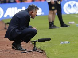 Osorio dejó en claro que deberán mejorar en la definición frente al marco rival. EFE/J. Núñez