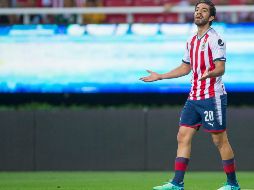 Rodolfo Pizarro. Cambia las rayas rojiblancas por albiazules. MEXSPORT