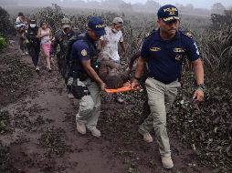 La erupción del volcán de Fuego duró 16 horas y provocó, hasta ahora, 25 muertos, 20 heridos y 1.7 millones de afectados. AFP/N. Pérez
