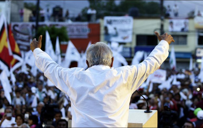 La seguridad y los puntos de revisión que se montaron son los primeros registrados en la campaña del López Obrador. NTX / ARCHIVO