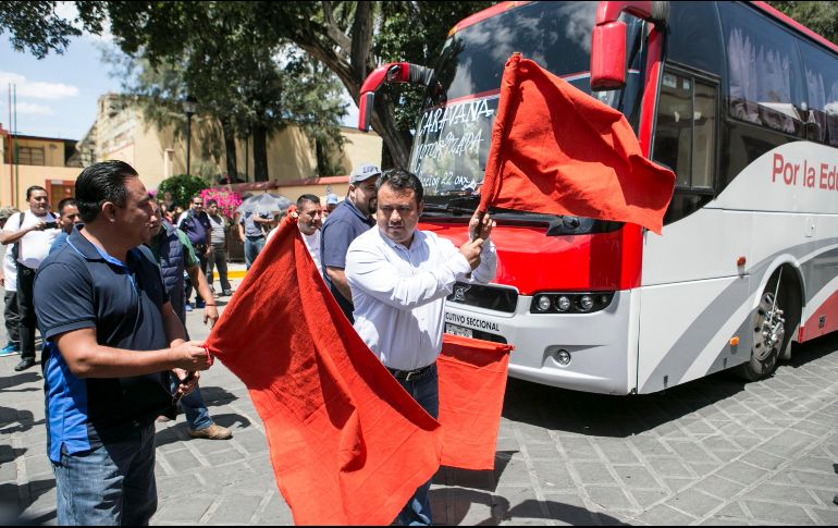 La SEP advierte sobre estas sanciones debido a las manifestaciones de la CNTE. SUN / M. Martínez