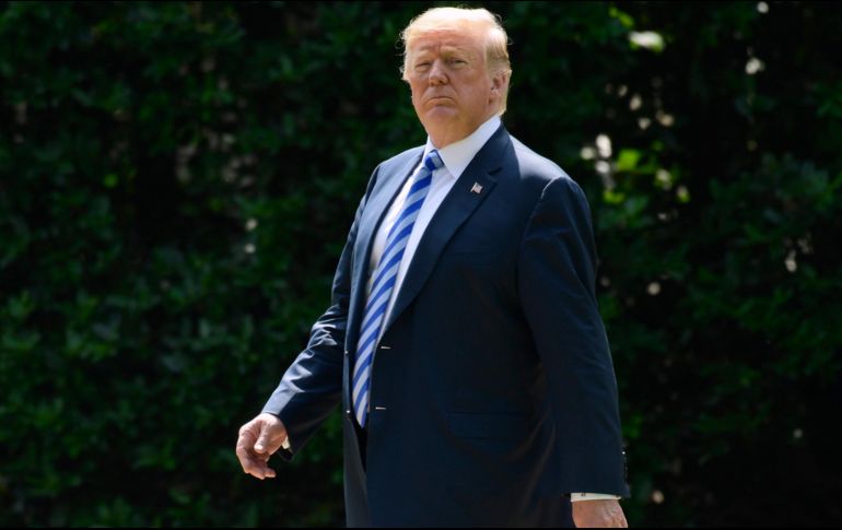 Trump tiene cerca de 52.5 millones de seguidores en su cuenta personal. AP/S. Walsh