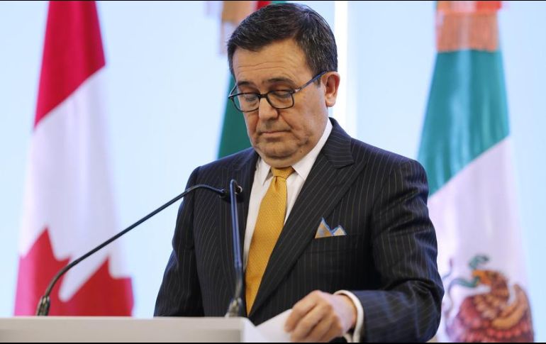 Ildefonso Guajardo añade que los productos estadounidenses a los que se les pondrá aranceles no dañan la cadena productiva ni afectan sectores estratégicos. EFE / ARCHIVO