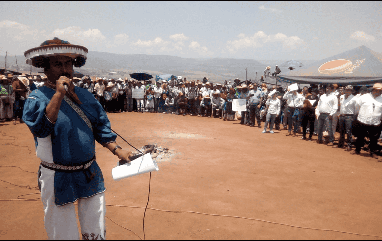 La principal demanda de la comunidad es la restitución total de sus tierras. Wixarika.Mx / Oscar Ukeme