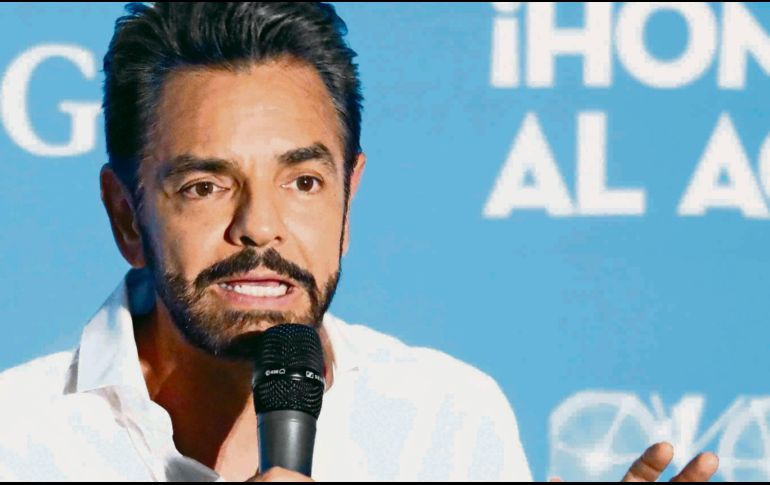 Eugenio Derbez. El actor presente en la rueda de prensa de presentación de la cinta “Hombre al agua”. SUN