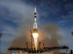 El cohete, un Soyuz MS-09, ha ingresado a su órbita y debe llegar a la estación espacial el viernes. EFE / S. Linitsky
