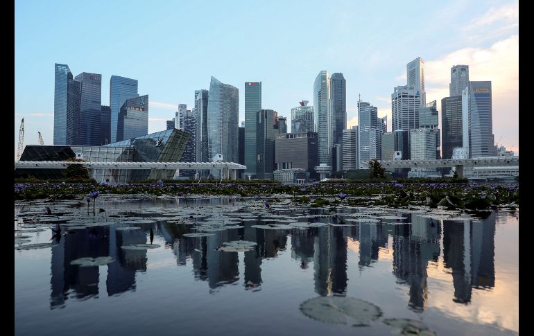 El distrito financiero de Singapur. La Casa Blanca confirmó que el presidente estadounidense, Donald J. Trump, y el líder norcoreano, Kim Jong-un, se reunirán en el hotel Capella, en la isla de Sentosa, Singapur, el próximo 12 de junio. EFE/W. Woon