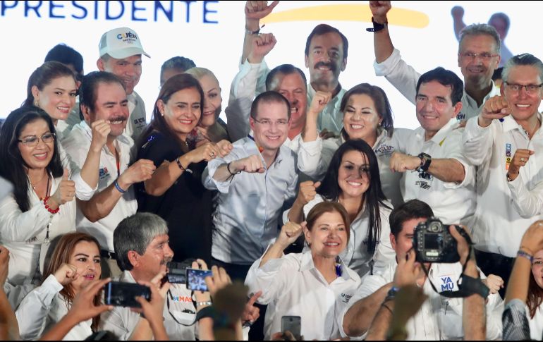 El panista se comprometió a trabajar en materia de seguridad con una nueva estrategia, en donde pondere la inteligencia y no la violencia. SUN /