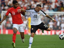 El juego mostró buena dinámica de parte de ambos equipos, pero también las carencias de la Selección costarricense. AFP/P. Ellis