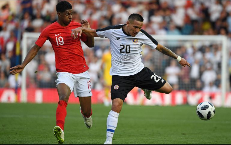 El juego mostró buena dinámica de parte de ambos equipos, pero también las carencias de la Selección costarricense. AFP/P. Ellis