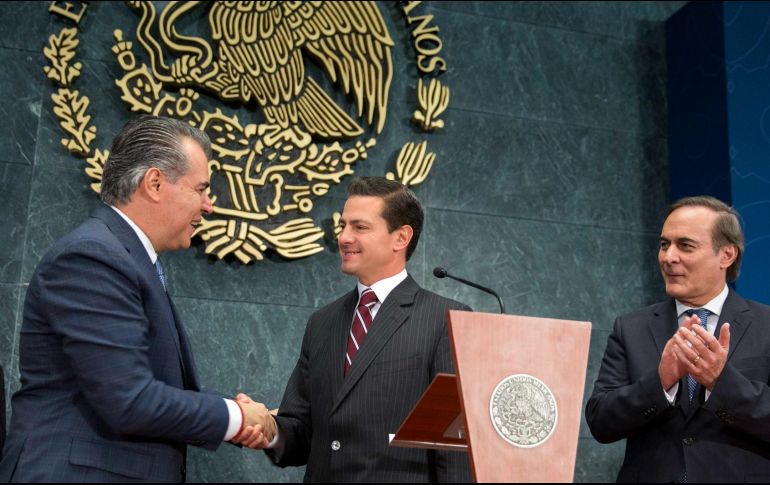 En el marco del relevo de la presidencia de la Concamin, el Presidente destacó que el país ha recibido más de 180 mil millones de dólares de inversión extranjera directa. NTX / Presidencia