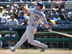 Es la segunda vez en la semana que Pederson hace más de un jonrón en un encuentro. AFP/J. Bert