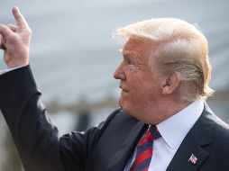 Trump señala que su gobierno buscará terminar con las prácticas comerciales injustas. AFP / N. Kamm