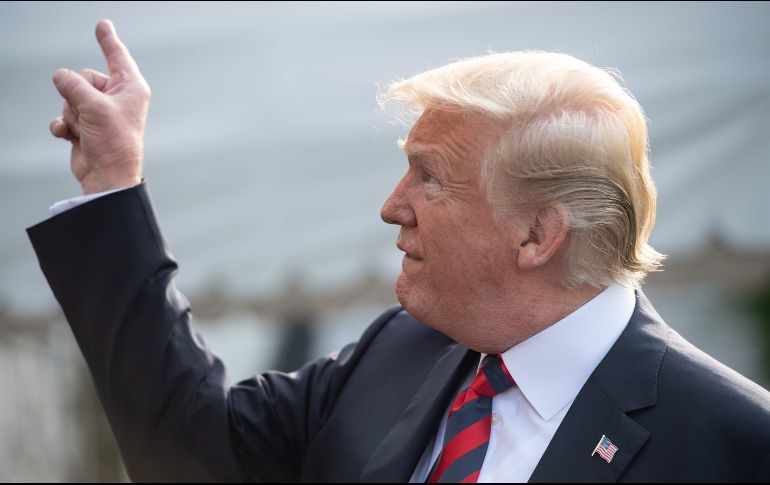 Trump señala que su gobierno buscará terminar con las prácticas comerciales injustas. AFP / N. Kamm