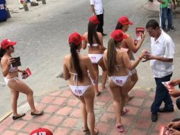 La foto que se viralizó en Colombia, ha sido manipulada en México para hacer referencias al PRI y Morena. ESPECIAL