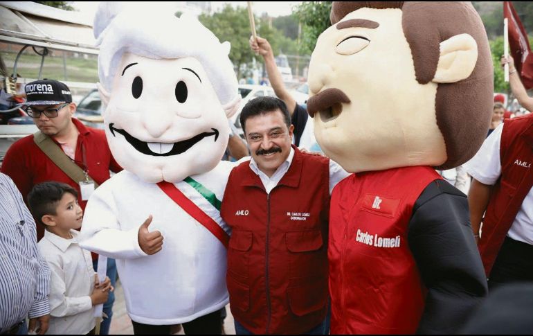 Caminante. Carlos Lomelí asegura que no se “encerrará” en el Palacio de Gobierno. NTX