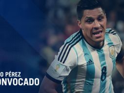 Pérez, ex jugador del Valencia español que milita actualmente en el River Plate, estaba en la preselección de 35 jugadores presentada por la AFA a la FIFA. ESPECIAL / afa.com.ar