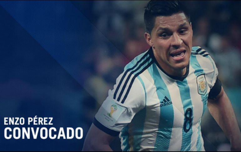 Pérez, ex jugador del Valencia español que milita actualmente en el River Plate, estaba en la preselección de 35 jugadores presentada por la AFA a la FIFA. ESPECIAL / afa.com.ar