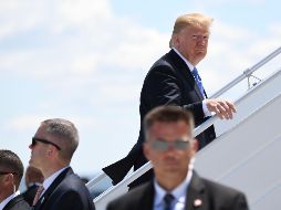 El presidente estadounidense dice sentirse confiado de cara a su próxima reunión con Kim Jong-Un. AFP /S. LOEB