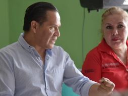 Mujeres le comunicaron a Almaguer que necesitan más apoyo para mantenimiento y seguridad de las instalaciones.TWITTER / @ealmaguerr