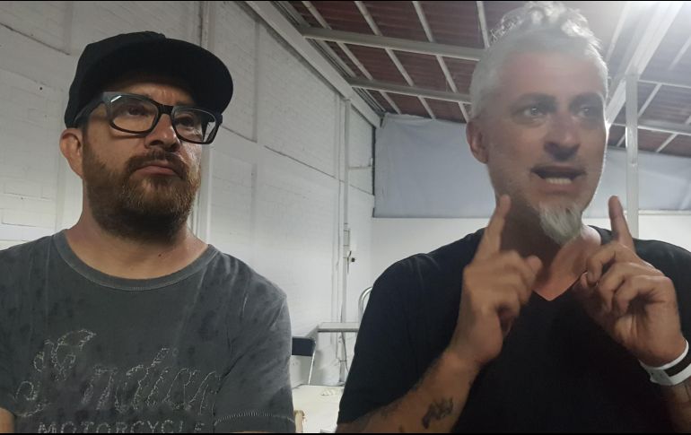 Alejandro Tavares (izquierda) y José Palazzo (derecha), organizadores del festival. EL INFORMADOR/E. Esparza