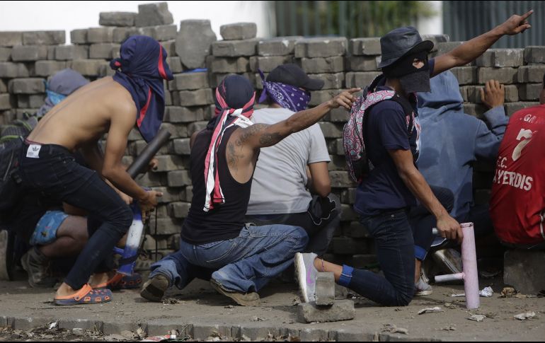 Tanto la sociedad civil nicaragüense, como empresarios y organismos humanitarios nacionales y extranjeros, han señalado como responsable de las muertes al presidente Ortega. AFP/I. Ocon