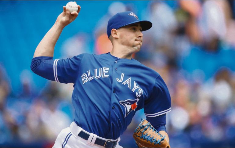 Aarón Sánchez. El pitcher mexicano tuvo una buena salida y ayudó a su equipo a ganar. AFP