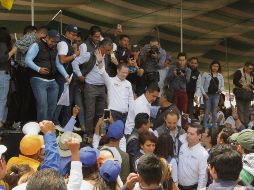 Por México al frente. Anaya condenó la violencia en el país, particularmente contra la clase política. NTX