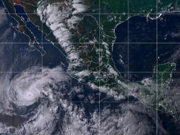 Recomiendan a la población extremar precauciones en la zona ubicada de Baja California Sur por lluvias, viento y oleaje. ESPECIAL/CONAGUA