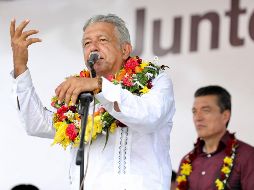 AMLO afirma que, de ganar, buscara resolver el problema migratorio. SUN / V. ROSAS
