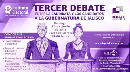 Tercer #DebateJalisco + memes de #AlláEnLaRed