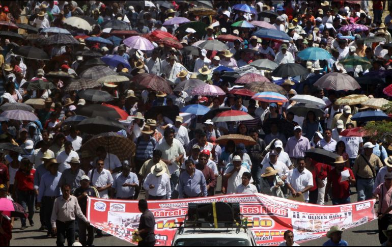 El sindicato exige la abrogación de la Reforma Educativa, la cancelación definitiva de la evaluación docente, la liberación de presos políticos del magisterio y la devolución de sus cuotas sindicales. NTX/ARCHIVO