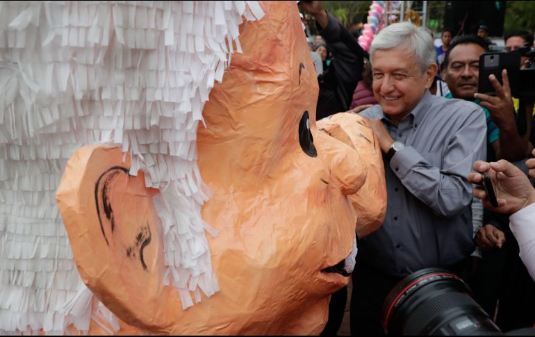 El ex boxeador estadounidense, Myke Tyson, expresa de nueva cuenta su apoyo hacia Andrés Manuel López Obrador. SUN / ARCHIVO