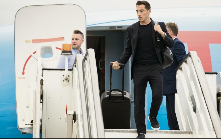 Andrés Guardado acalla las versiones de que existen divisiones al interior de la Selección mexicana que afrontará el Mundial en Rusia. AP/P. Golovkin