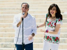 Visita. José Antonio Meade arribó a Mérida para el debate. SUN