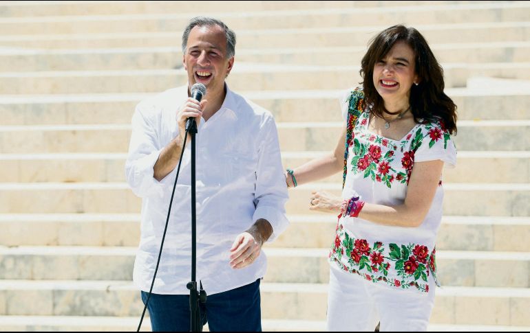 Visita. José Antonio Meade arribó a Mérida para el debate. SUN