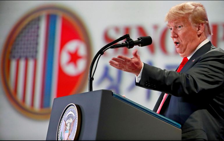 Trump calificó el arsenal norcoreano como 