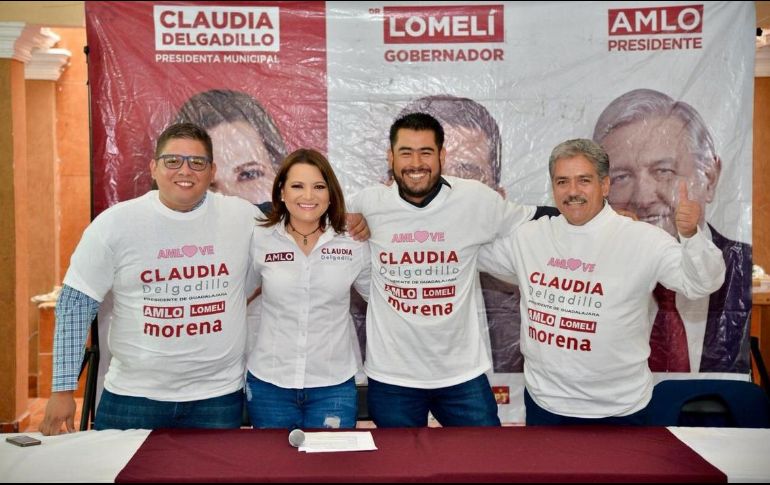 Los aspirantes que se suman a la campaña de Delgadillo no lograron poner su nombre en la boleta. TWITTER / @ClaudDelgadillo