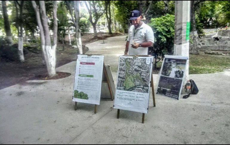 El primer edil calificó de sospechoso que, a 20 días de la elección, existan grupos de personas manifestándose cuando los trabajos en el punto iniciaron hace mes y medio.  TWITTER/ @EnriqueIbarraP