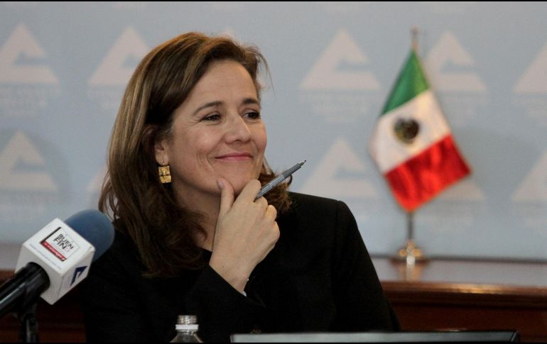 Desde el pasado 18 de mayo, un día después de renunciar a su candidatura presidencial, la ex primera dama le dijo a EL UNIVERSAL que había tenido comunicación con Ricardo Anaya. NTX/ ARCHIVO