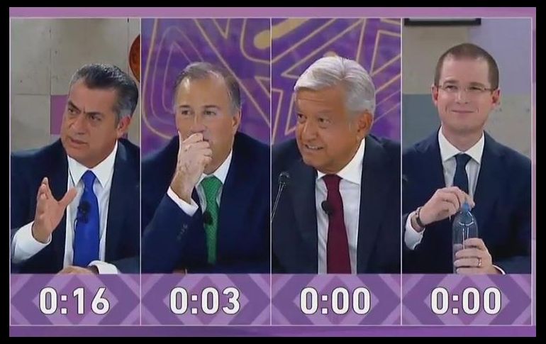 Durante el tercer debate, 