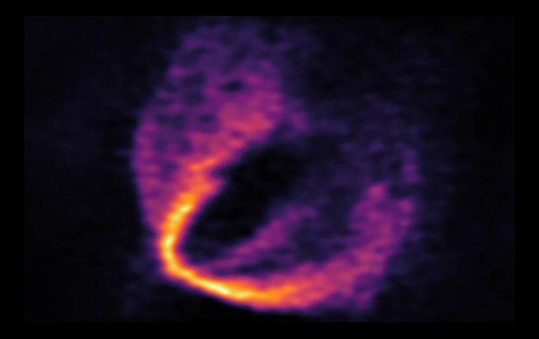 La estrella HD 163296 está situada a unos 330 años luz de la Tierra, en la constelación de Sagitario. ESPECIAL / eso.org
