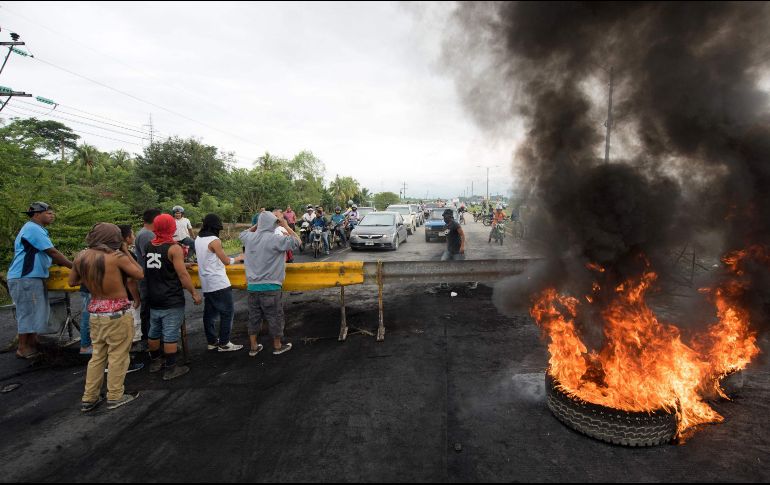En noviembre de 2017 se registraron protestas en Honduras luego de las polémicas elecciones. AFP / ARCHIVO