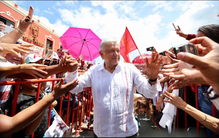 El hijo del político tabasqueño habría increpado al candidato de la Coalición por México al Frente, Ricardo Anaya. SUN / V. Rosas
