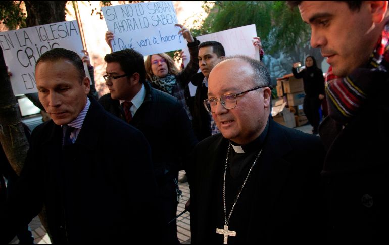 Estudiantes se manifestaron luego del escándalo de abusos sexuales. AFP / C. Reyes